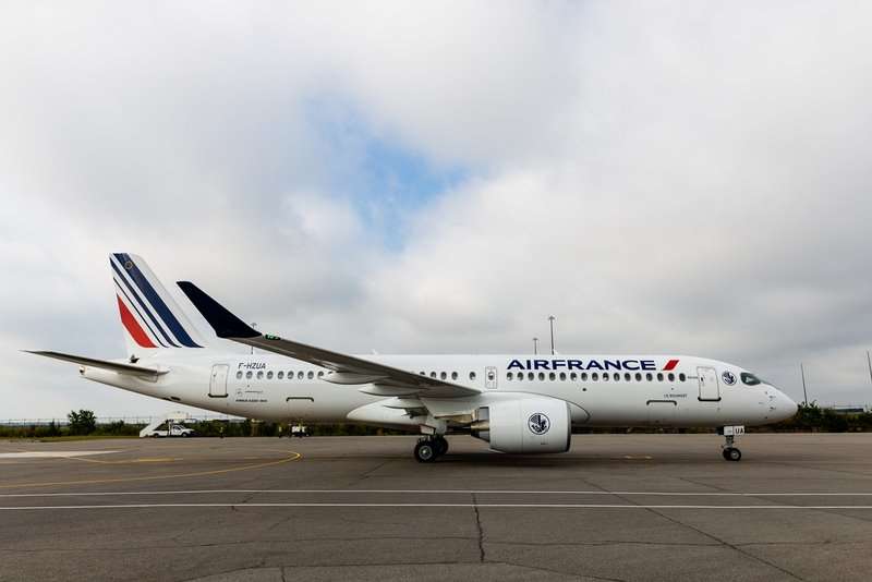 Air France Airbus A220 300 z zewnatrz 1
