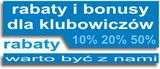 Rabaty i bonusy dla klubowiczów