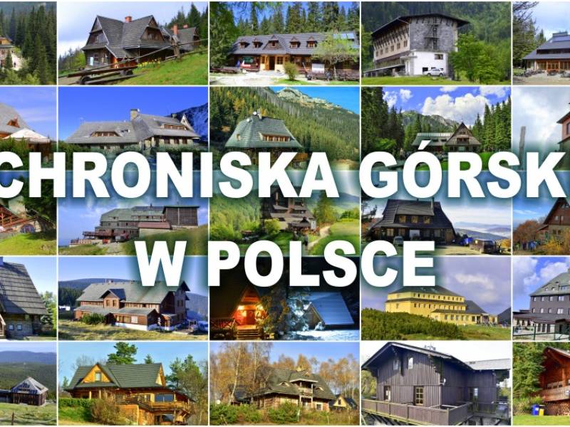 Schroniska  górskie w Polsce - wykaz alfabetyczny