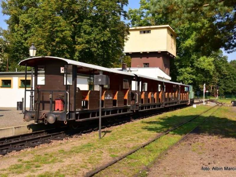 Zabytkowa Stacja Kolei Wąskotorowej w Rudach na Śląsku