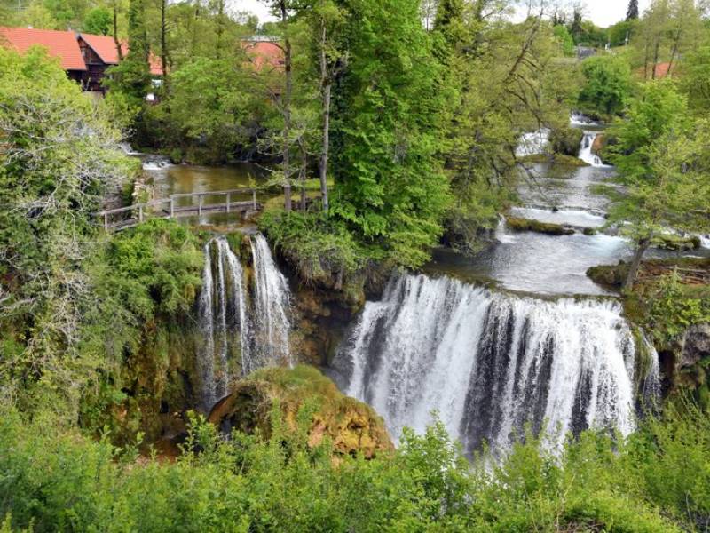 Rastoke perła regionu Slunj w Chorwacji