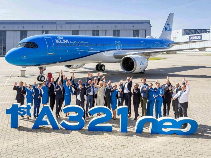 KLM powitał swojego pierwszego Airbusa A321neo