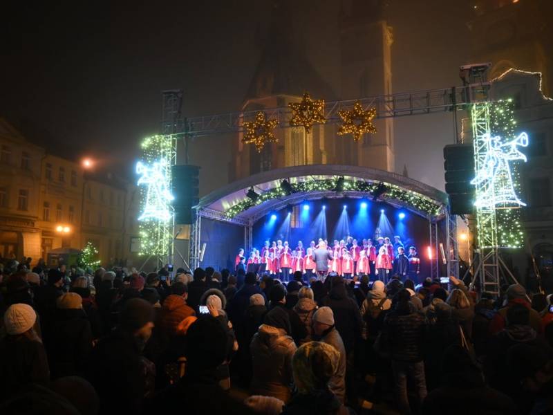 Jarmark bożonarodzeniowy w Hradcu Králové w Czechach