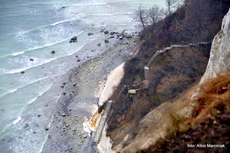 Møns Klint Dania białe klify w regionie Zelandia 13