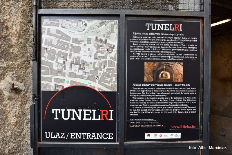 Tunel schron Rijeka Chorwacja Rijecki tunel 1