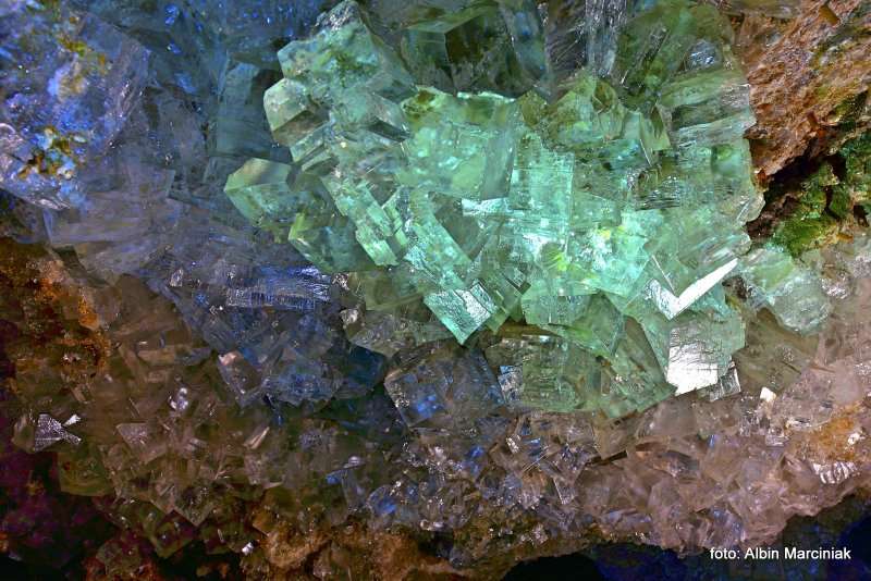 Wieliczka krysztaly soli kamiennej w Grocie Krysztalowej rezerwat przyrody 12 Fotor