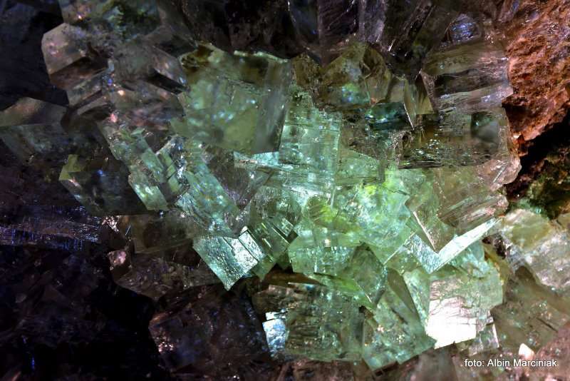Wieliczka krysztaly soli kamiennej w Grocie Krysztalowej rezerwat przyrody 14 Fotor