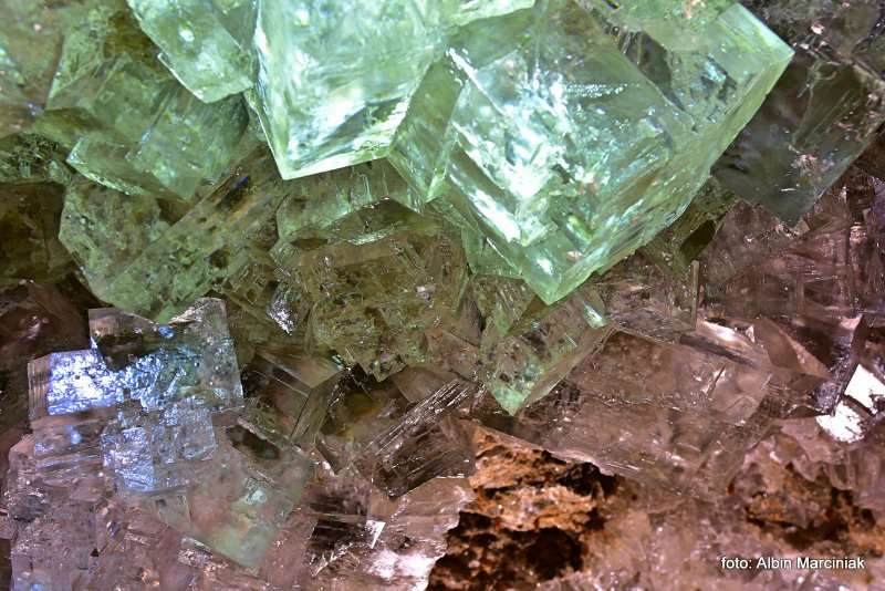 Wieliczka krysztaly soli kamiennej w Grocie Krysztalowej rezerwat przyrody 15 Fotor