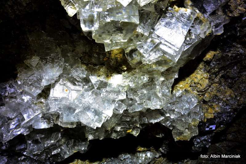 Wieliczka krysztaly soli kamiennej w Grocie Krysztalowej rezerwat przyrody 54 Fotor