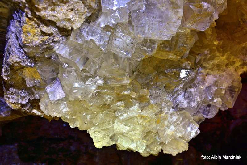 Wieliczka krysztaly soli kamiennej w Grocie Krysztalowej rezerwat przyrody 72 Fotor