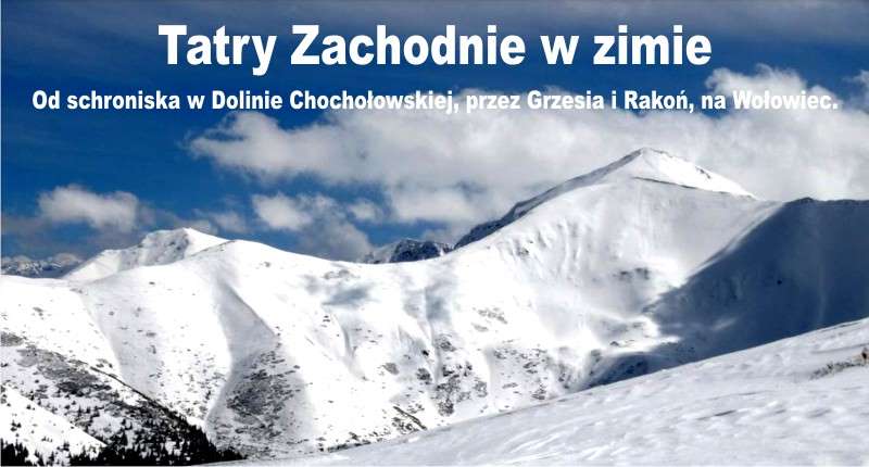 Tatry Zachodnie w zimie wołowiec