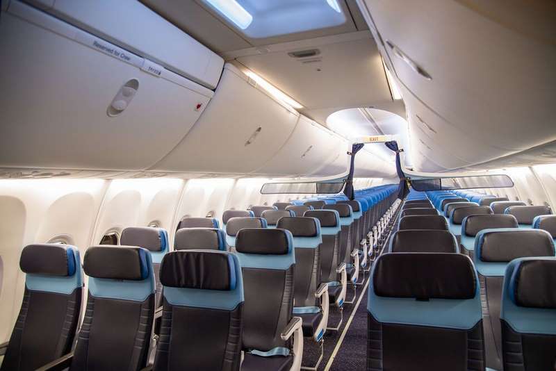 nowa kabina 737 KLM