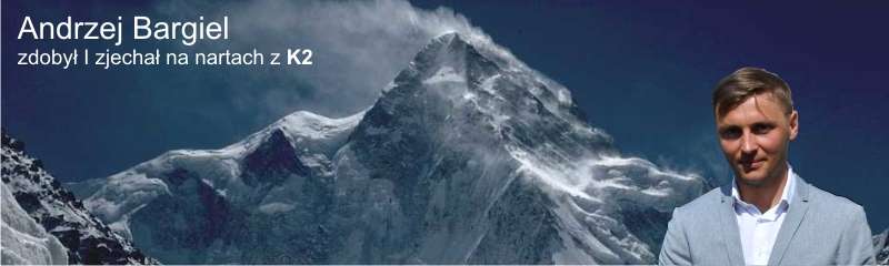 Andrzej Bargiel zjechał na nartach z K2