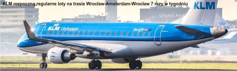 KLM przyleci do Wrocławia