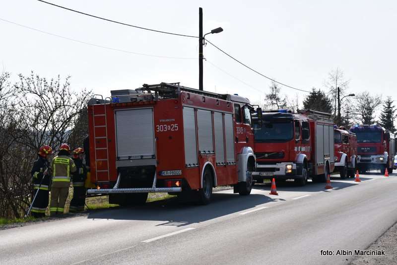 pożar łąk w Krakowie 8