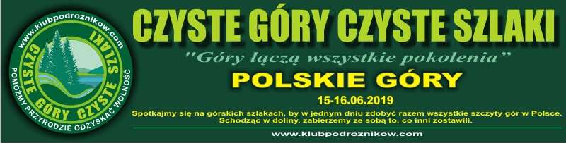 Czyste Góry 2019 baner