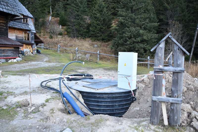 budowa kanalizacji do schroniska na Hali Kondratowej w Tatrach 13