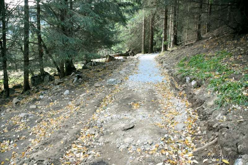 budowa kanalizacji do schroniska na Hali Kondratowej w Tatrach 3