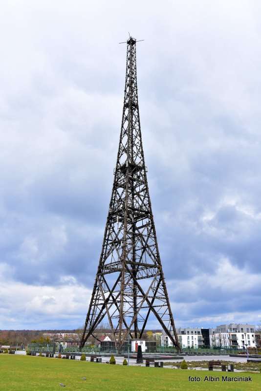 Radiostacja Gliwicka najwyzsza konstrukcja z drewna w Europie 1