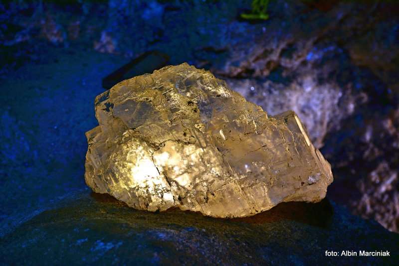 Wieliczka krysztaly soli kamiennej w Grocie Krysztalowej rezerwat przyrody 1