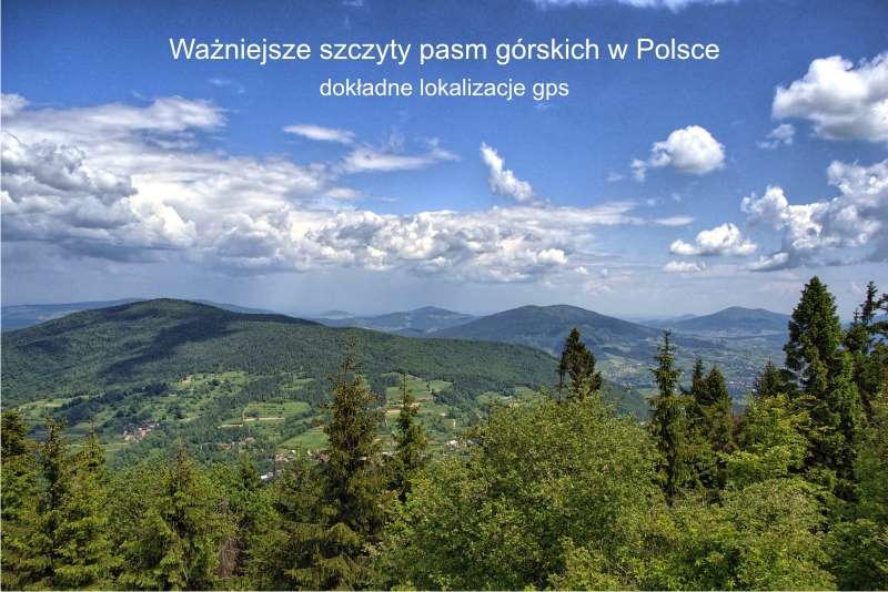 szczyty gór w Polsce baner