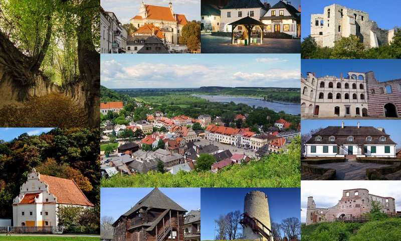 Kazimierz Dolny i Janowiec kolaż 1