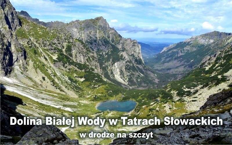 Dolina Białej Wody w Tatrach Słowackich szlak