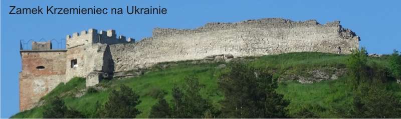Zamek Krzemieniec na Ukrainie