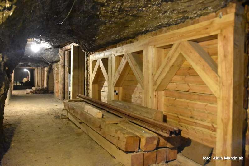 Kopalnia Soli w Bochni grudzien 2020 budowa nowej trasy podziemnej 15