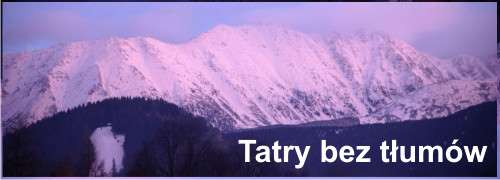 Zachód słońca nad Tatrami