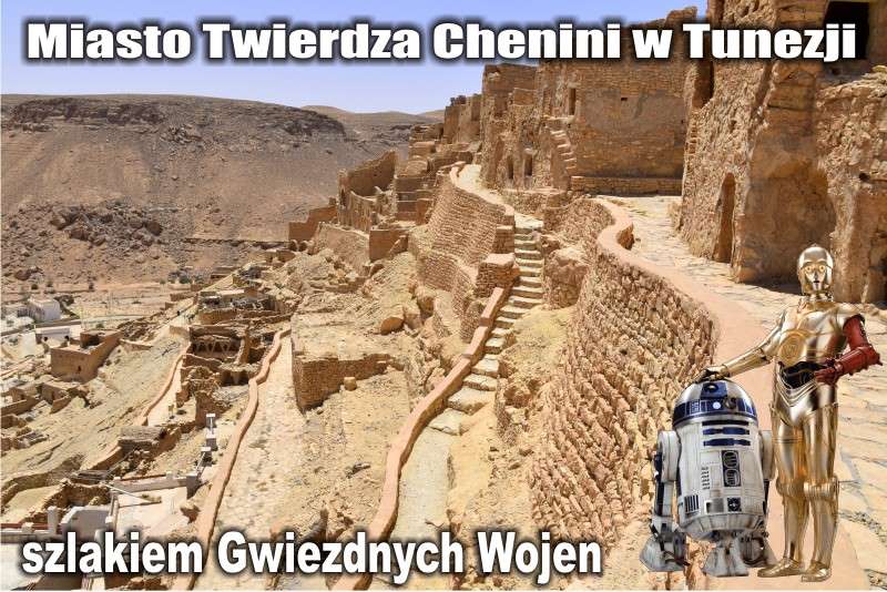Miasto Twierdza Chenini w Tunezji star wars