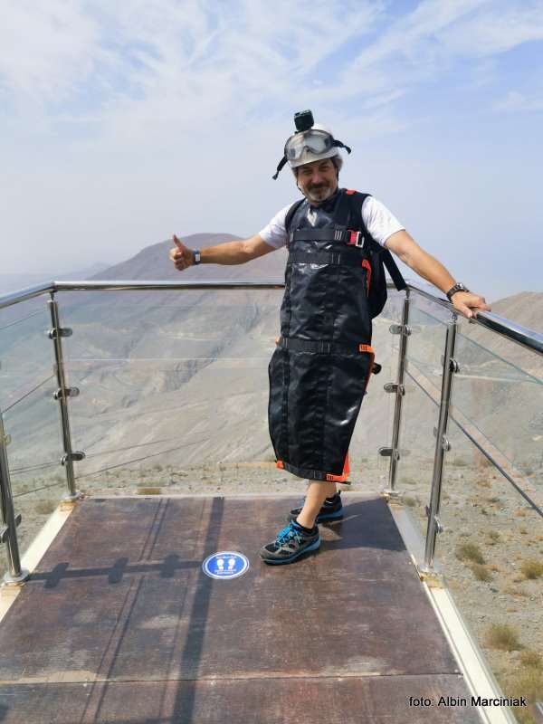 Najdluzsza tyrolka na swiecie Zipline Jebel Jais in Ras al Khaimah ZEA 10