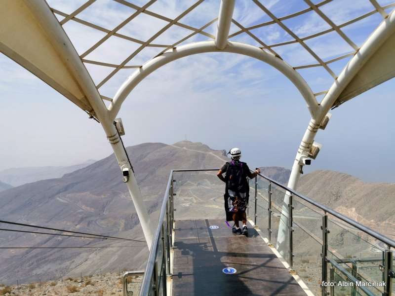 Najdluzsza tyrolka na swiecie Zipline Jebel Jais in Ras al Khaimah ZEA 13