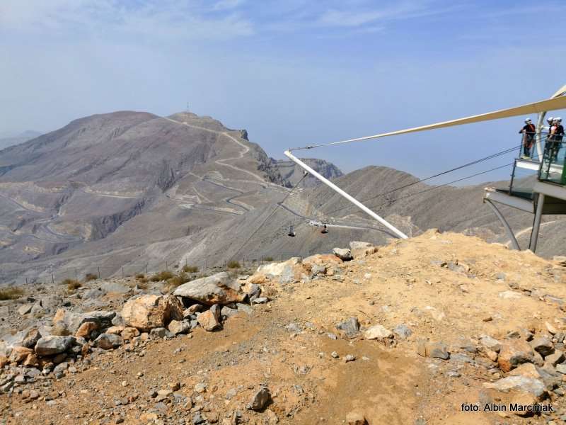 Najdluzsza tyrolka na swiecie Zipline Jebel Jais in Ras al Khaimah ZEA 3